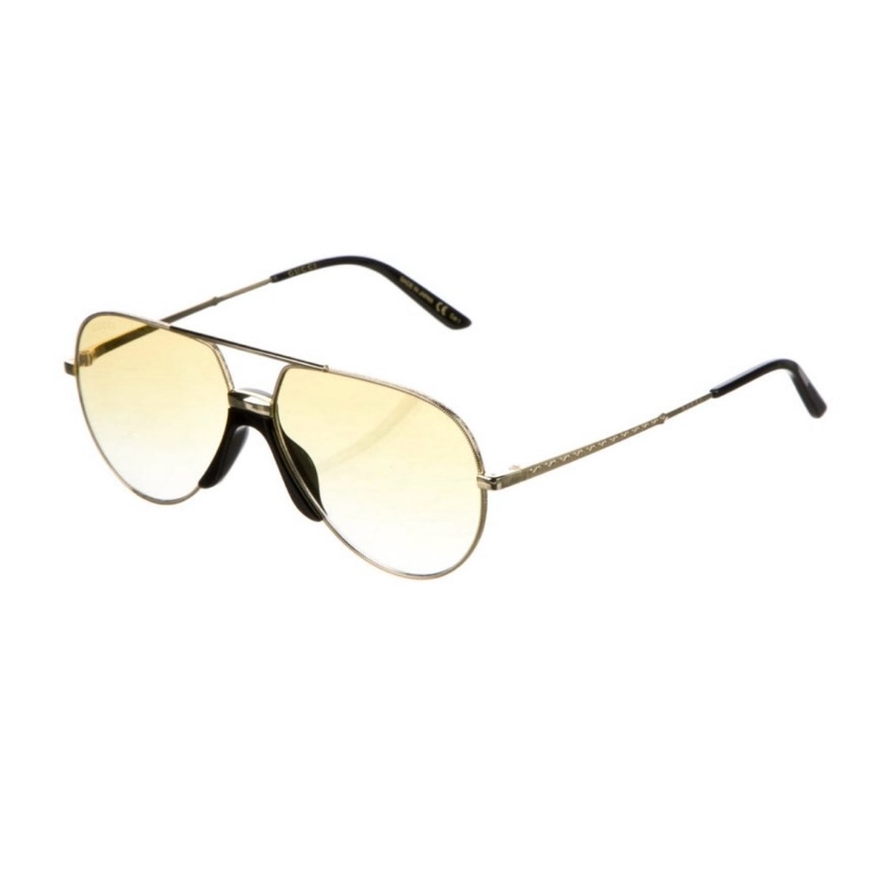 gucci aviator sunglasses with yellow lenses - Picture 2 of 4